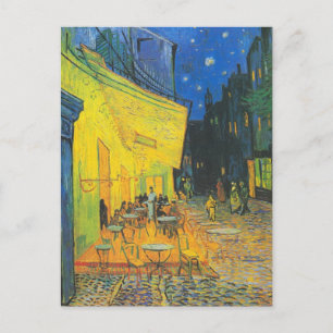 Van Gogh Cafe Terrace French Street Scene Postkarte