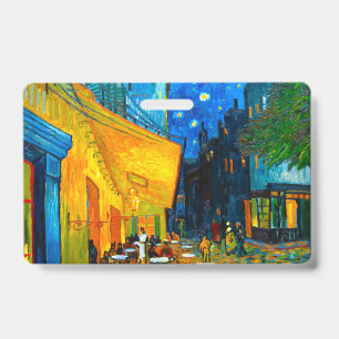 Van Gogh Café Terrasse am Abend Ausweis