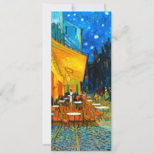 Van Gogh Café Terrasse am Abend Einladung