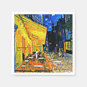 Van Gogh - Café Terrasse am Abend Serviette