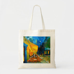 Van Gogh Café Terrasse am Abend Tragetasche