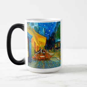Van Gogh Café-Terrasse bei Nacht Verwandlungstasse