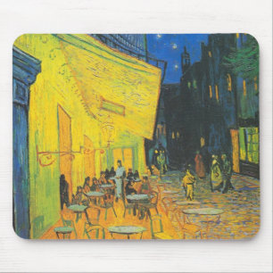 Van Gogh Cafe-Terrasse Französische Straßenszene Mousepad