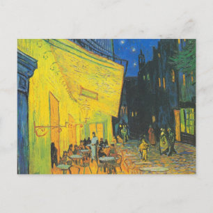 Van Gogh Cafe-Terrasse Französische Straßenszene Postkarte