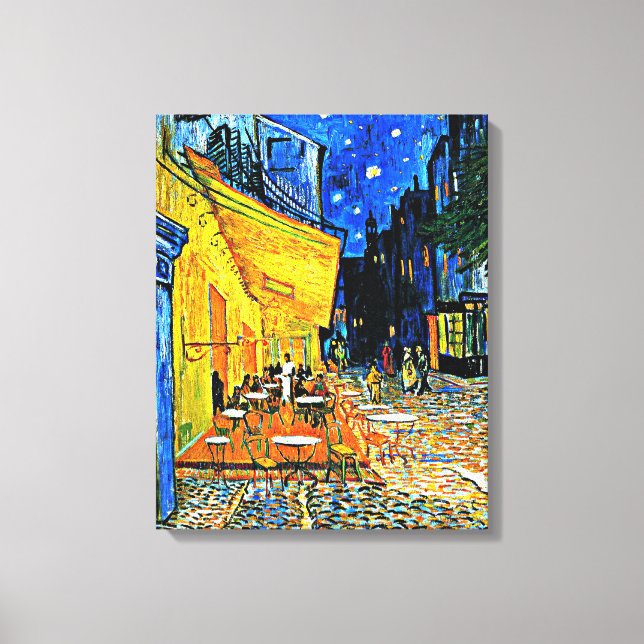 Van Gogh - Cafe Terrasse Leinwanddruck (Vorderseite)