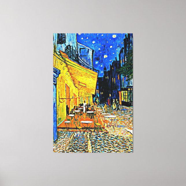 Van Gogh - Cafe Terrasse Leinwanddruck (Vorderseite)