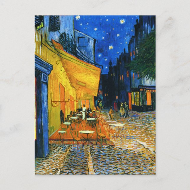Van Gogh Café Terrasse Postcard Postkarte (Vorderseite)