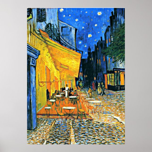Van Gogh - Cafe Terrasse Poster (Vorne)