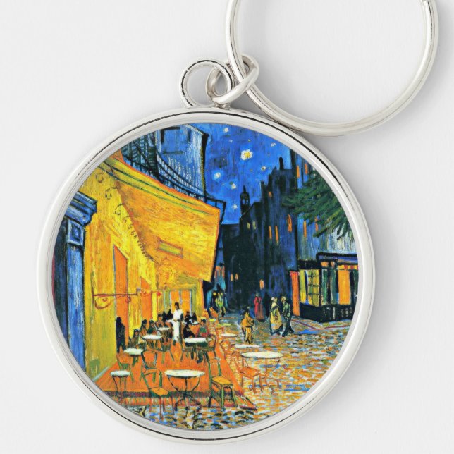 Van Gogh - Cafe Terrasse Schlüsselanhänger (Vorne)