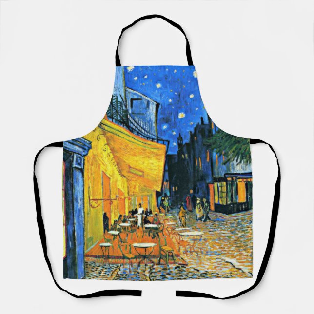 Van Gogh - Cafe Terrasse Schürze (Vorderseite)