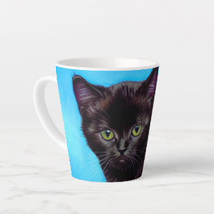 Van Gogh Cat und Blume Milchtasse