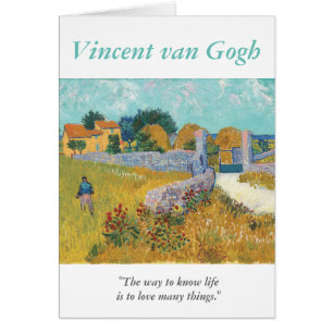 Van Gogh Citation de l'artiste Aimer beaucoup de c