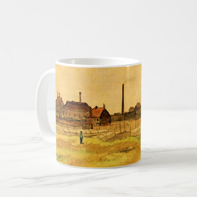 Van Gogh - Coalmine in the Borinage, Kaffeetasse (Vorderseite Links)