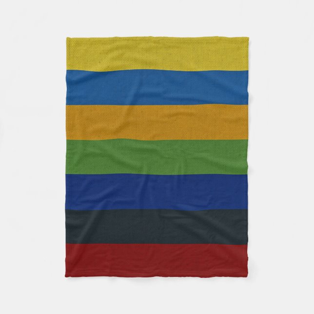 Van Gogh Colors Leinwand Fleecedecke (Vorderseite)