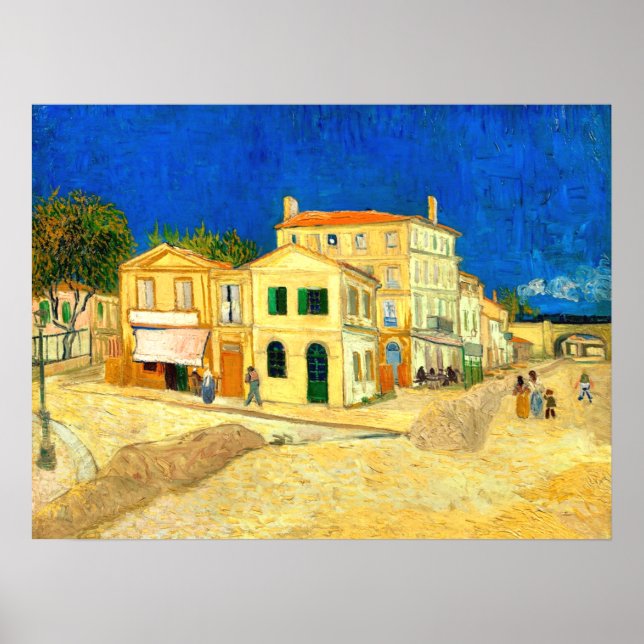 Van Gogh, Das Gelbe Haus,  Poster (Vorne)