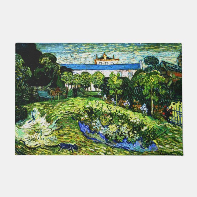 Van Gogh - Daubigny's Garden, 1890, Fußmatte (Vorderseite)