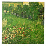 Van Gogh - Daubigny's Garden, Fliese<br><div class="desc">Daubigny's Garden,  famous painting by Vincent van Gogh.</div>