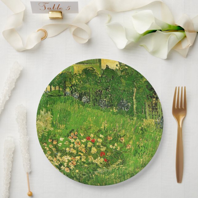 Van Gogh - Daubignys Garten, Pappteller (Hochzeit)