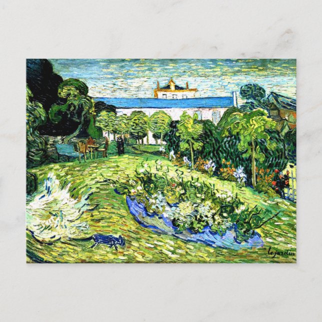 Van Gogh - Daubignys Garten Postkarte (Vorderseite)