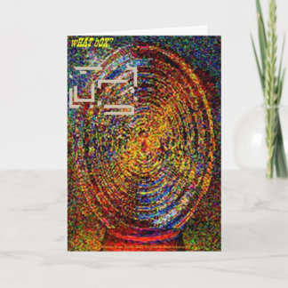 Van Gogh, der außerhalb des Kastens denkt Karte