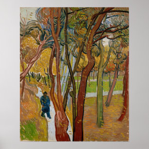 Van Gogh - Der Garten des St. Paul's Hospital Poster
