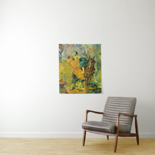 Van Gogh - Der gute Samariter Wandteppich