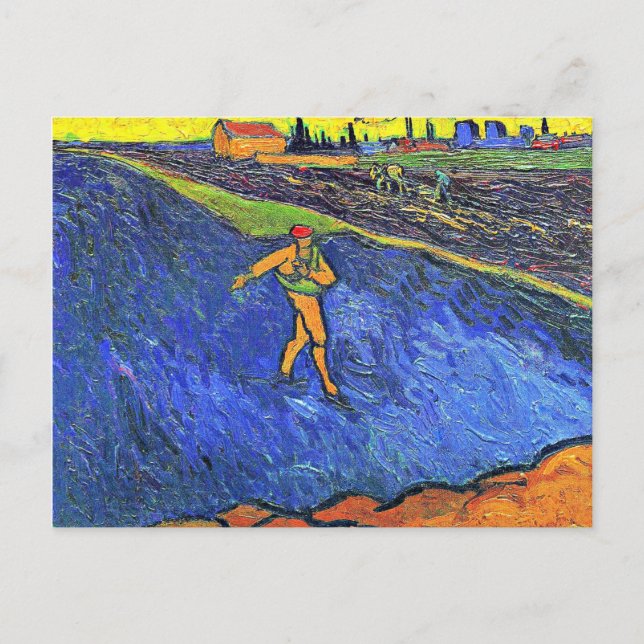 Van Gogh - Die Ausläufer der Arles Postkarte (Vorderseite)