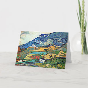 Van Gogh - Die Berglandschaft Les Alpilles Karte