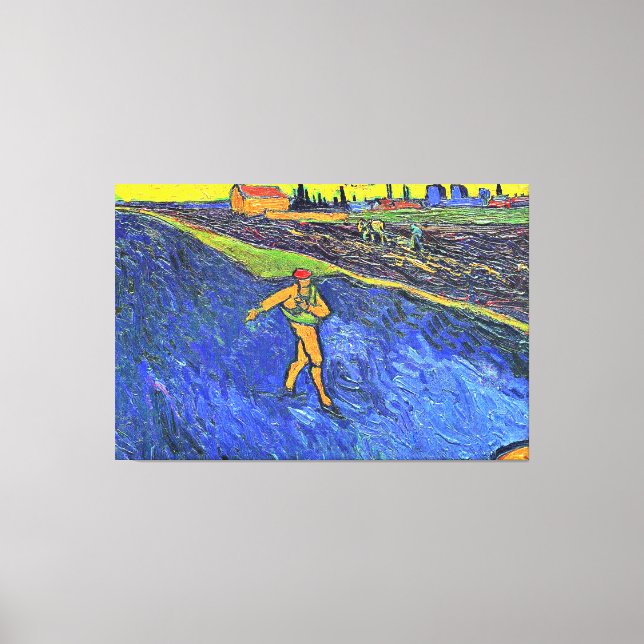Van Gogh - Die Dusche, berühmtes Gemälde, Leinwanddruck (Vorderseite)