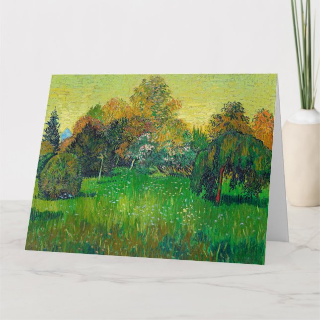 Van Gogh - Die Gartenkarte des Dichters Karte (Vorderseite)