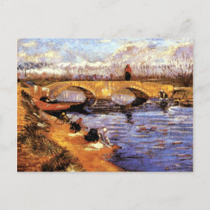 Van Gogh - Die Gleize-Brücke Postkarte