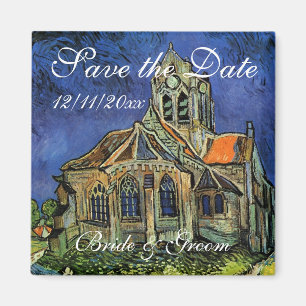 van Gogh, Die Kirche in Auvers, Datum vorm Magnet