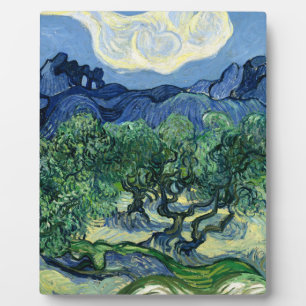 Van Gogh Die Olivenbäume Landschaftsgemälde Fotoplatte