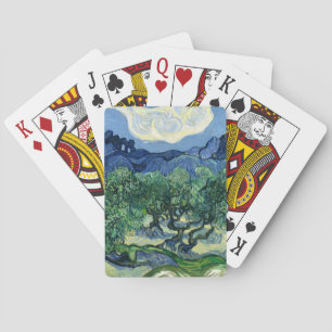 Van Gogh Die Olivenbäume Landschaftsgemälde Spielkarten
