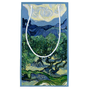 Van Gogh Die Olivenbäume Landschaftsmalerei Kleine Geschenktüte