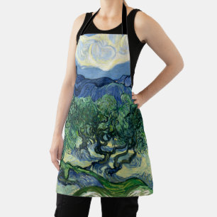 Van Gogh Die Olivenbäume Landschaftsmalerei Schürze