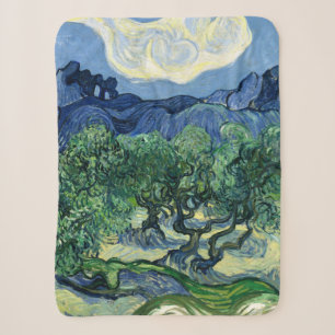 Van Gogh Die Olivenbäume Landschaftsmalerei Sherpadecke