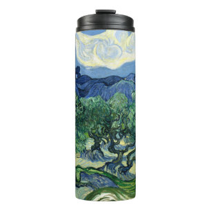 Van Gogh Die Olivenbäume Landschaftsmalerei Thermosbecher