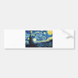 Van Gogh die starry Nacht1889 Vintage Kunst Autoaufkleber