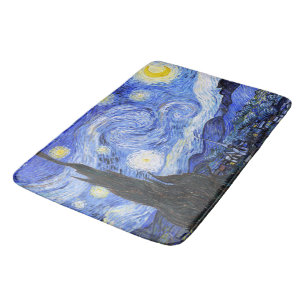 Van Gogh die Starry Night Badematte