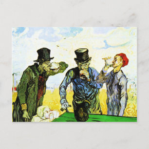 Van Gogh - Die Trinker, berühmtes Gemälde,  Postkarte