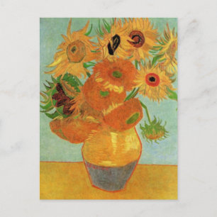 Van Gogh Douze Tournesols, Ancien Faire-Part de Ma