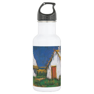 Van_Gogh_-_Drei_weiße_Hütten_in_Saintes-Maries Edelstahlflasche