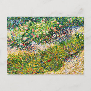 Van Gogh - Ecke mit Schmetterlingen Postkarte