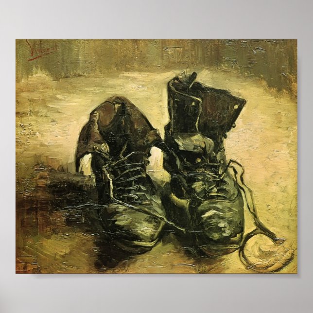 Van Gogh - Ein Paar Schuhe Poster (Vorne)
