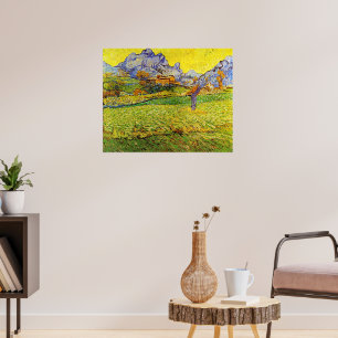 Van Gogh - Eine Wiese im Gebirge, Poster
