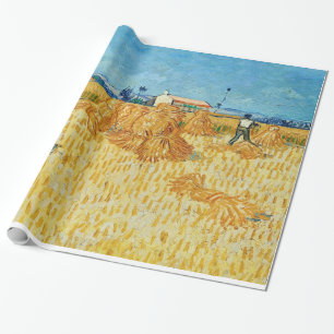 Van Gogh; Ernte in der Provence Geschenkpapier