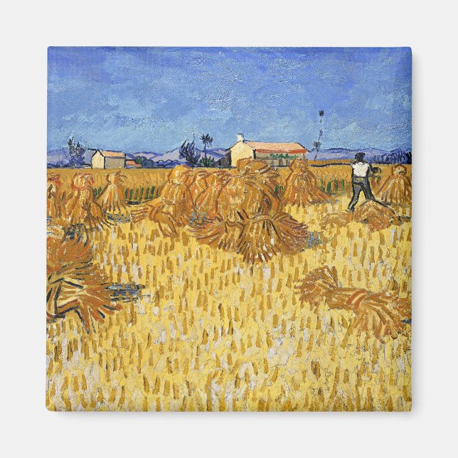 Van Gogh - Ernte in der Provence Magnet (Vorne)