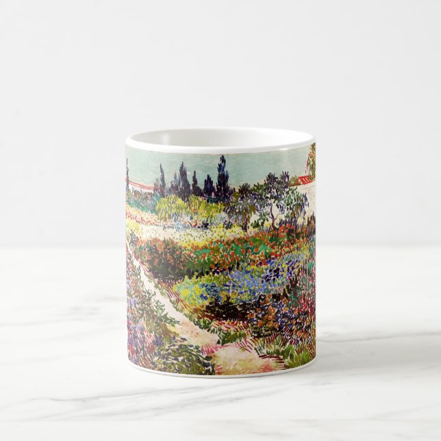 Van Gogh Fantastische Bergwelten am Arles Frische  Kaffeetasse (Mittel)