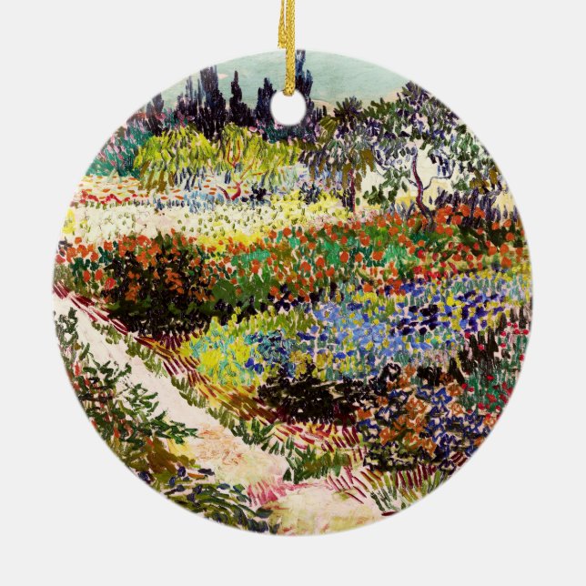 Van Gogh Fantastische Bergwelten am Arles Frische  Keramik Ornament (Hinten)